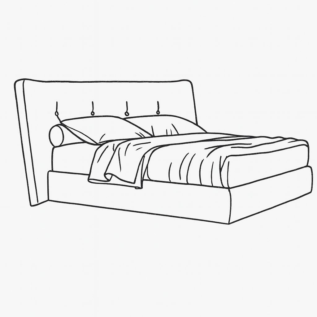 REVER Bett 200 × 200 cm